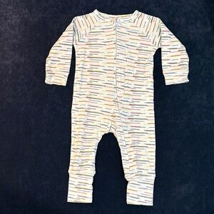 Striped Multicolor Kids Footie